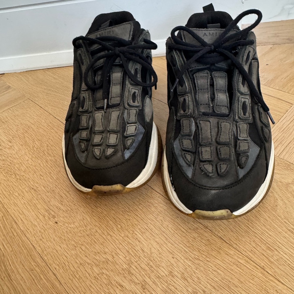 Amiri Trail Sneakers – Black Suede – Men’s Size 10 – Authentic – Dust Bag - Picture 3 of 6